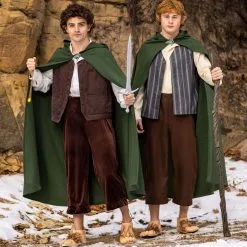 Fun Costumes Lord Of The Rings Frodo Costume For Men -SCREAM COSTUMES shop adult frodo lord of the rings costume alt 3