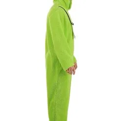 Savvy Garments Adult Oscar The Grouch Costume Jumpsuit -SCREAM COSTUMES shop adult oscar the grouch costume alt 3