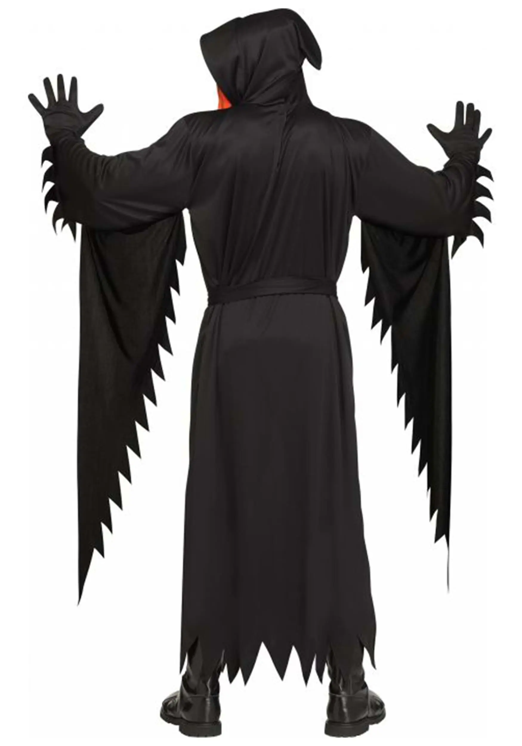 Fun World Pumpkin Ghost Face Costume For Adults 4 Fun World Pumpkin Ghost Face Costume For Adults - Image 2