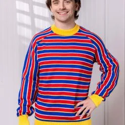 BigWan Apparel Co. Sesame Street Ernie Cosplay Adult Knit Sweater
