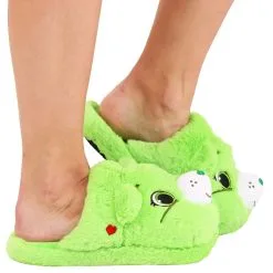 Shenzen Amilla Good Luck Bear Care Bear Slippers For Adults -SCREAM COSTUMES shop adults good luck care bear slippers alt 5