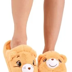 Shenzen Amilla Adult's Tenderheart Care Bear Slippers -SCREAM COSTUMES shop adults tenderheart care bear slippers alt 4