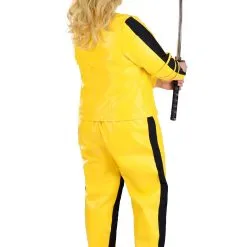 Fun Costumes Kill Bill Women's Beatrix Kiddo Motorcycle Suit Costume -SCREAM COSTUMES shop beatrix kiddo motorcycle suit alt 5
