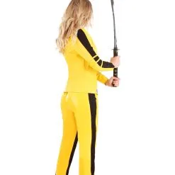 Fun Costumes Kill Bill Women's Beatrix Kiddo Motorcycle Suit Costume -SCREAM COSTUMES shop beatrix kiddo motorcycle suit alt 6
