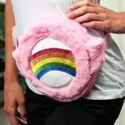 OMG Handbags Care Bears Cheer Bear Fanny Pack For Adults -SCREAM COSTUMES shop care bears cheer bear fanny pack alt 4