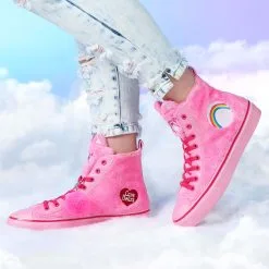 Weixing Rubber Product Shoes Co., Ltd Care Bears Cheer Bear High Top Shoes