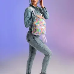 OMG Handbags Care Bears All Over Print Mini Backpack -SCREAM COSTUMES shop care bears classic all over print mini backpack alt 11