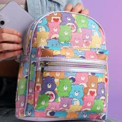 OMG Handbags Care Bears All Over Print Mini Backpack -SCREAM COSTUMES shop care bears classic all over print mini backpack alt 13