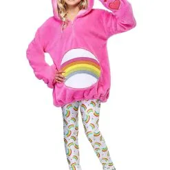 Fun Costumes Care Bears Deluxe Cheer Bear Tween Hoodie Costume