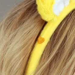 Elope Funshine Bear Care Bears Ears & Patch Kit -SCREAM COSTUMES shop care bears funshine bear ears patch kit alt 3