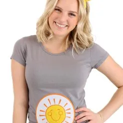 Elope Funshine Bear Care Bears Ears & Patch Kit -SCREAM COSTUMES shop care bears funshine bear ears patch kit alt 4