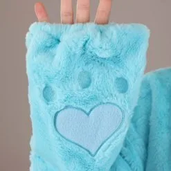 Fun Costumes Care Bears Deluxe Bedtime Bear Hoodie Women's Costume -SCREAM COSTUMES shop care bears womens deluxe bedtime bear alt 2