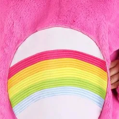 Fun Costumes Care Bears Women's Plus Size Deluxe Cheer Bear Hoodie Costume -SCREAM COSTUMES shop care bears womens plus deluxe cheer bear costume alt 2