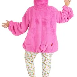 Fun Costumes Care Bears Women's Plus Size Deluxe Cheer Bear Hoodie Costume -SCREAM COSTUMES shop care bears womens plus deluxe cheer bear costume alt 5