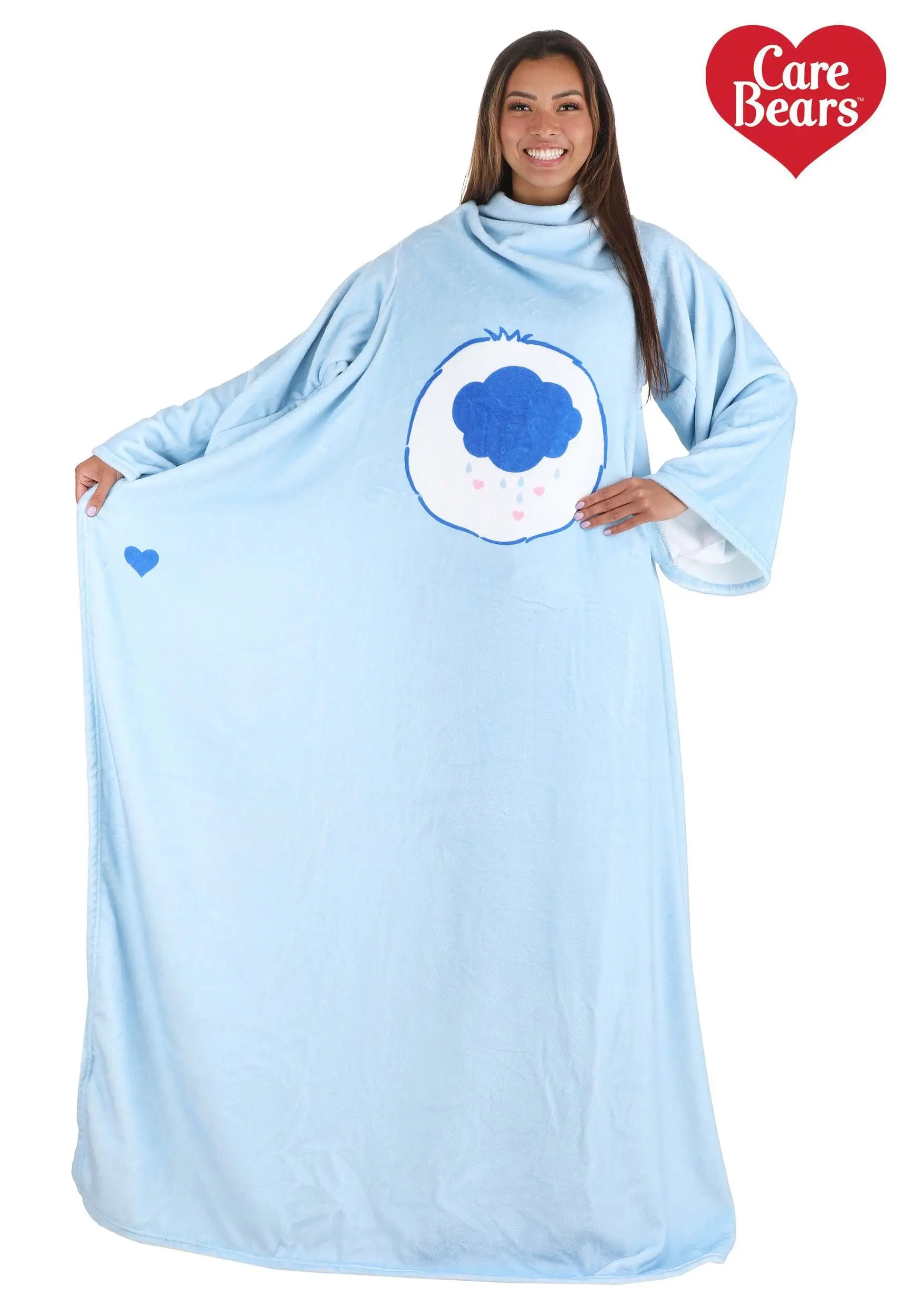 Hangzhou Lemon Garments Grumpy Bear Wearable Throw Blanket For Adults 3 Hangzhou Lemon Garments Grumpy Bear Wearable Throw Blanket For Adults