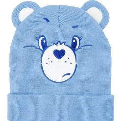 Elope Care Bears Grumpy Bear Knit Hat -SCREAM COSTUMES shop grumpy bear knit hat alt 1