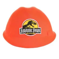 Elope Jurassic Park Worker Costume Hard Hat For Adults -SCREAM COSTUMES shop jurassic park worker hard hat alt 3
