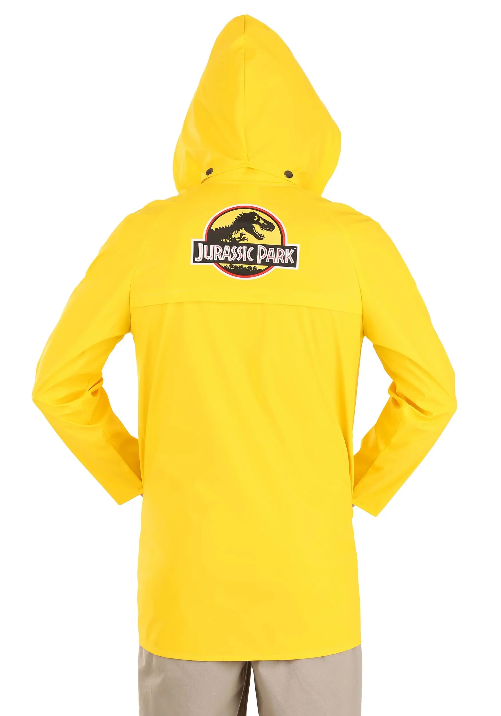 Fun Costumes Jurassic Park Costume Yellow Raincoat 4 Fun Costumes Jurassic Park Costume Yellow Raincoat - Image 2