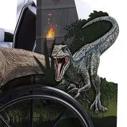 Disguise Jurassic World Adaptive Wheelchair Cover -SCREAM COSTUMES shop jurassic world adaptive wheelchair cover alt 4