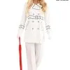 Fun Costumes Women's Kill Bill Elle Driver Trench Coat Costume -SCREAM COSTUMES shop kill bill elle driver trench coat womens costume