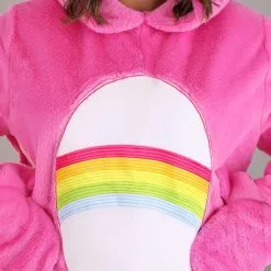 Fun Costumes Care Bears Deluxe Cheer Bear Plus Size Costume -SCREAM COSTUMES shop plus size care bears deluxe cheer bear costume alt 2
