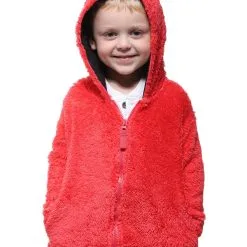 Freeze Sesame Street Elmo Faux Fur Kids Costume Hoodie