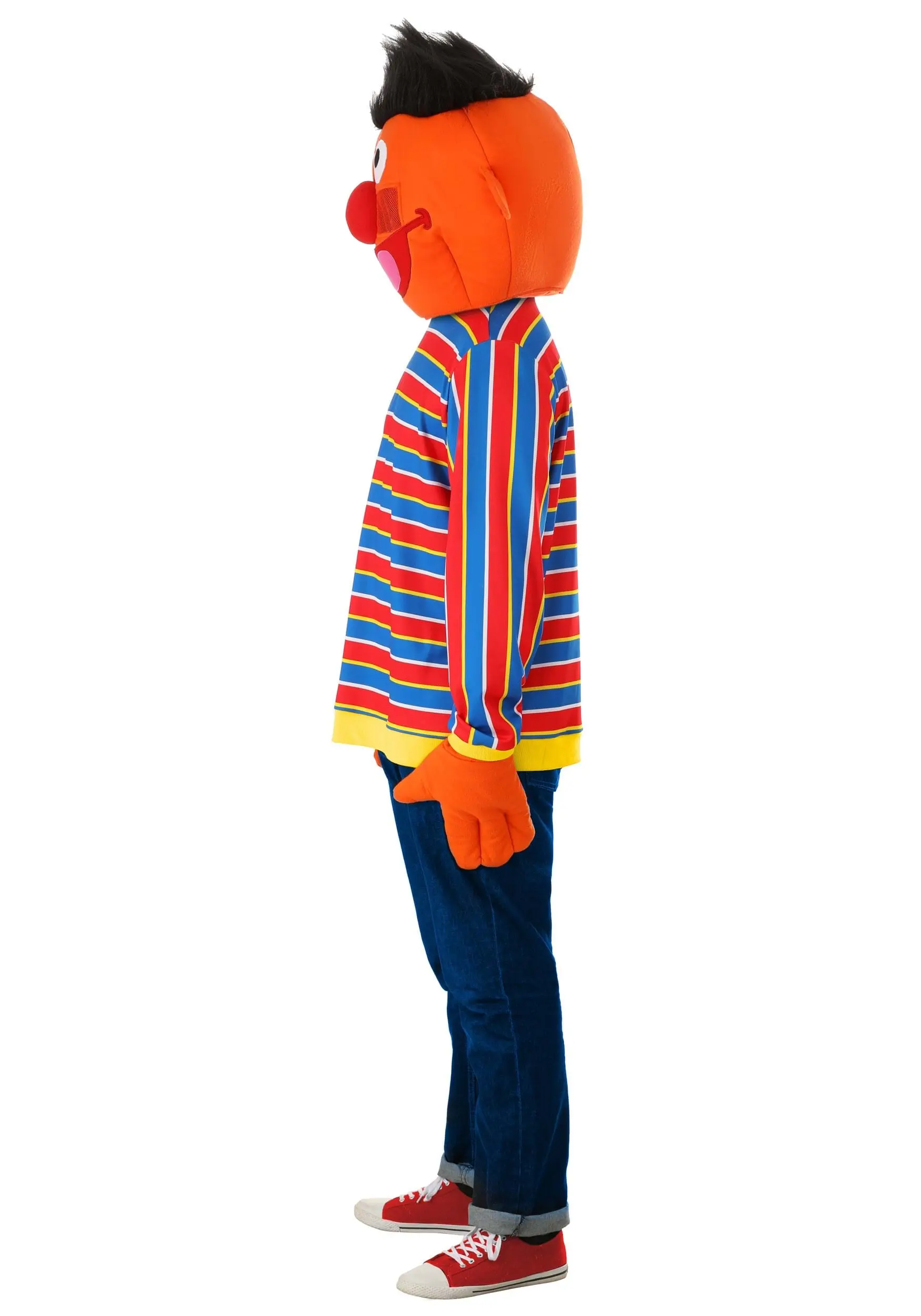 Fun Costumes Sesame Street Ernie Mascot Costume For Men 5 Fun Costumes Sesame Street Ernie Mascot Costume For Men - Image 3