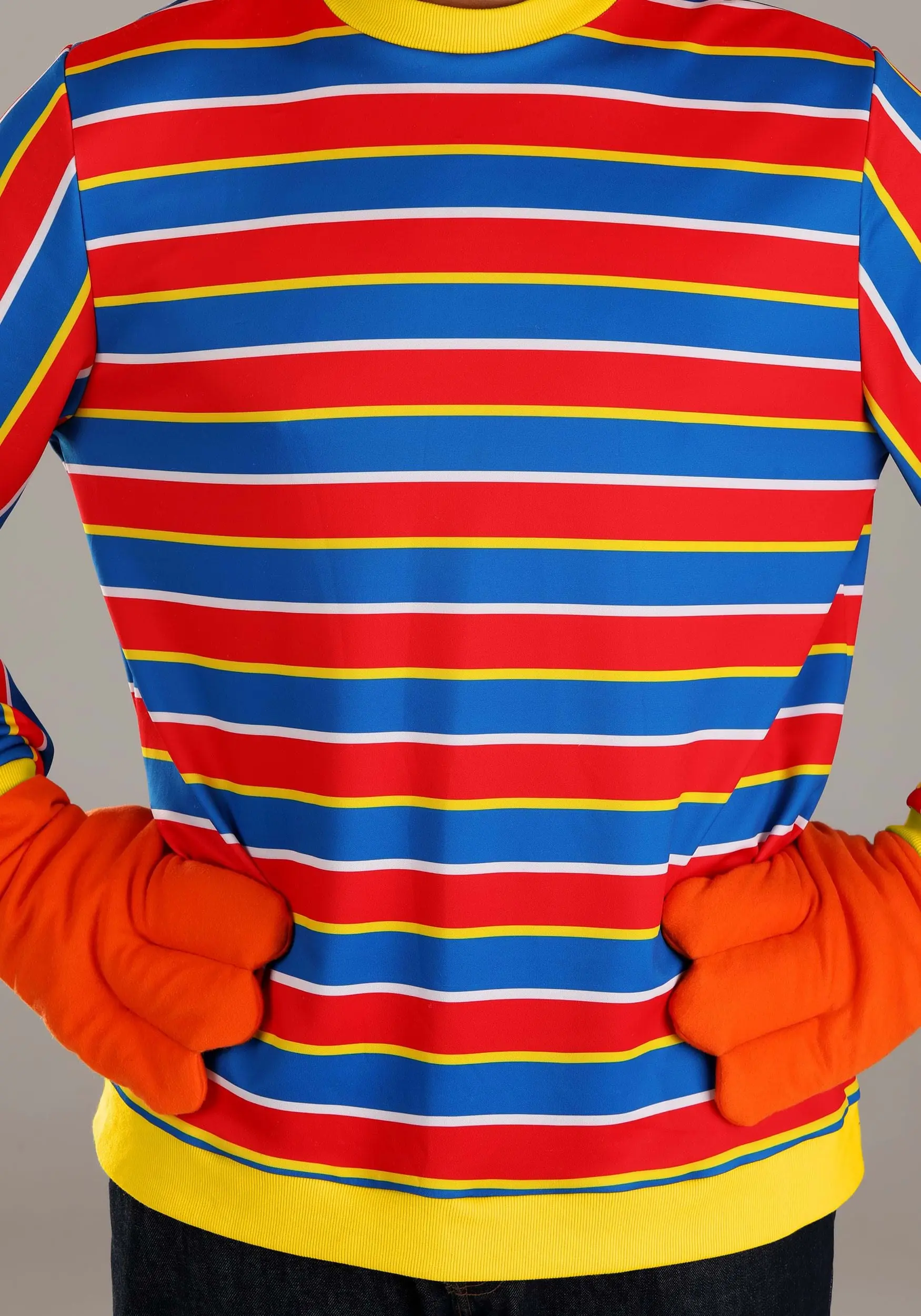 Fun Costumes Sesame Street Ernie Mascot Costume For Men 8 Fun Costumes Sesame Street Ernie Mascot Costume For Men - Image 6