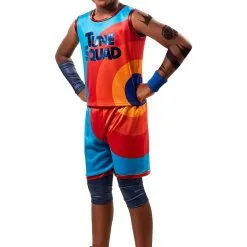 Rubies Costume Co. Inc Space Jam 2 Lebron James Tune Squad Costume For Kids -SCREAM COSTUMES shop spacejam 2 lebron james tune squad child costume alt 2