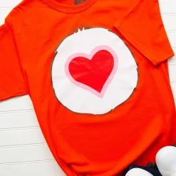 Mad Engine Adult Tenderheart Bear Costume T-Shirt -SCREAM COSTUMES shop tenderheart bear adult unisex costume t shirt upd1