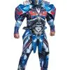 Disguise Transformers 5 Deluxe Optimus Prime Costume For Adults -SCREAM COSTUMES shop transformers 5 deluxe optimus prime adult costume