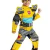 Disguise Transformers Muscle Bumblebee Costume For Toddlers -SCREAM COSTUMES shop transformers toddler muscle bumblebee costume