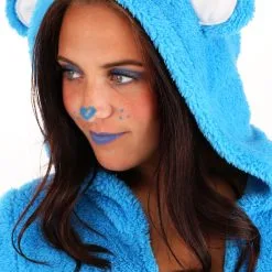 Armada Grumpy Bear Romper Women's Costume -SCREAM COSTUMES shop womens grumpy bear romper costume 2