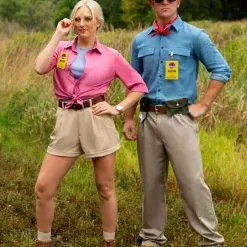 Fun Costumes Jurassic Park Women's Ellie Sattler Costume -SCREAM COSTUMES shop womens jurassic park dr ellie sattler costume alt 7